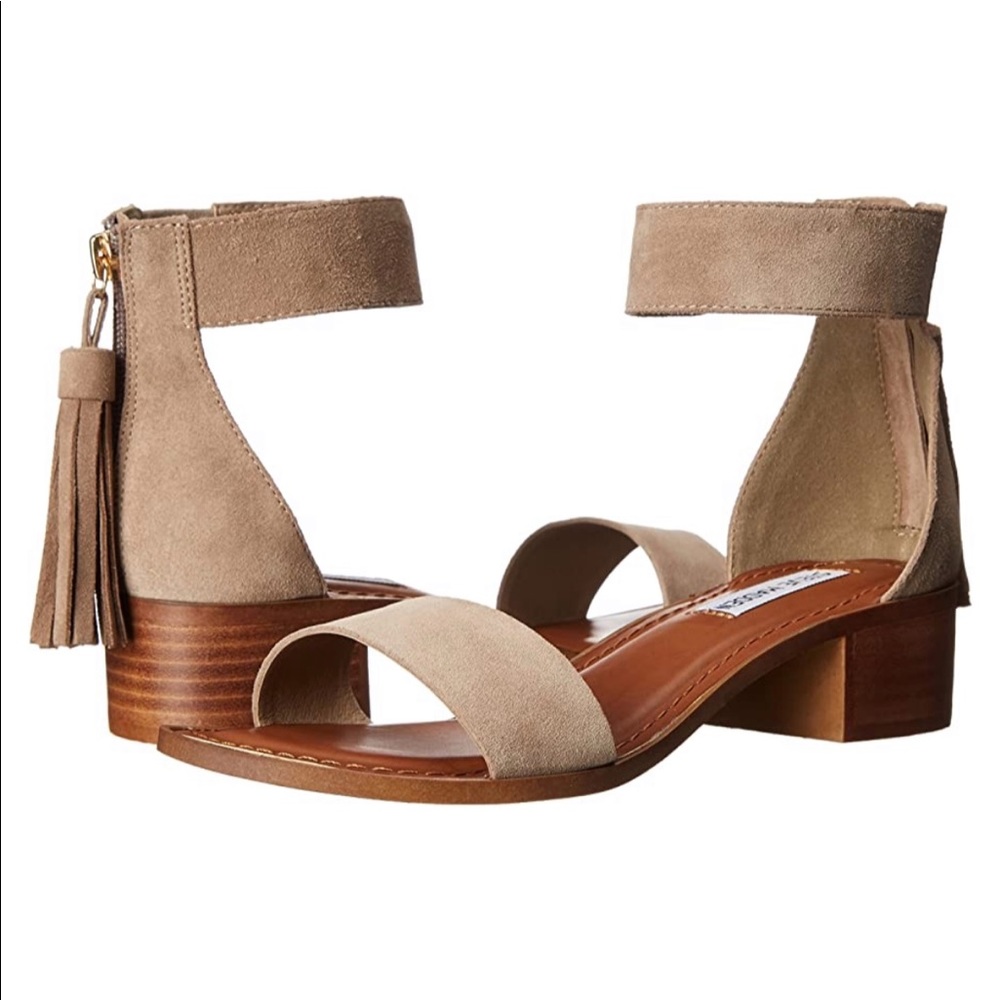 Steve Madden Taupe Darcie Heeled Sandal